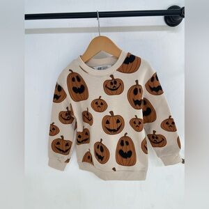 H&M Toddler Unisex Pumpkin Halloween Sweatshirt